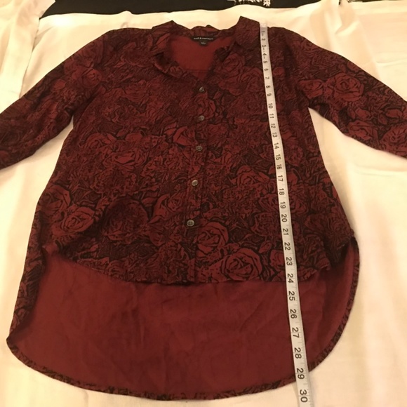 Rock & Republic button up high low blouse - Picture 7 of 9